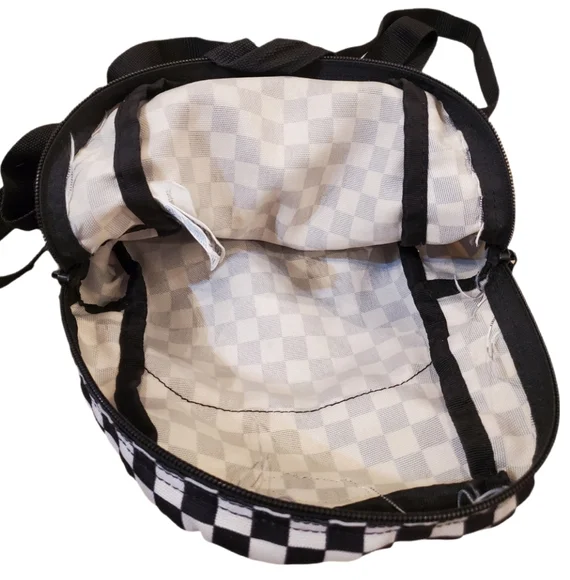 Vans Off The Wall Got This Black White Checkered Mini Backpack - Picture 5 of 7
